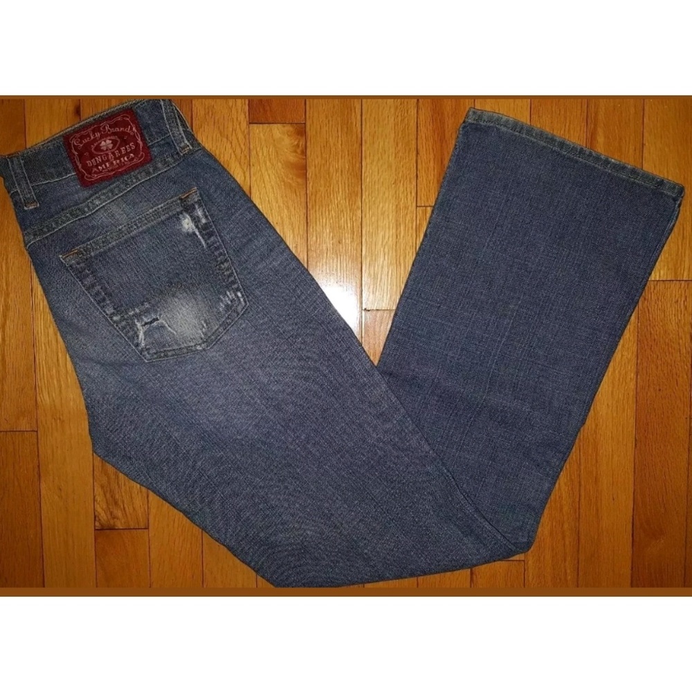 Lucky Brand Women Distress Dungarees Jeans Sz 6/28